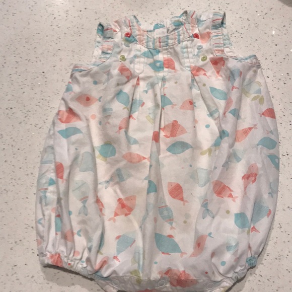 Janie and Jack Pastel Romper - Picture 1 of 2